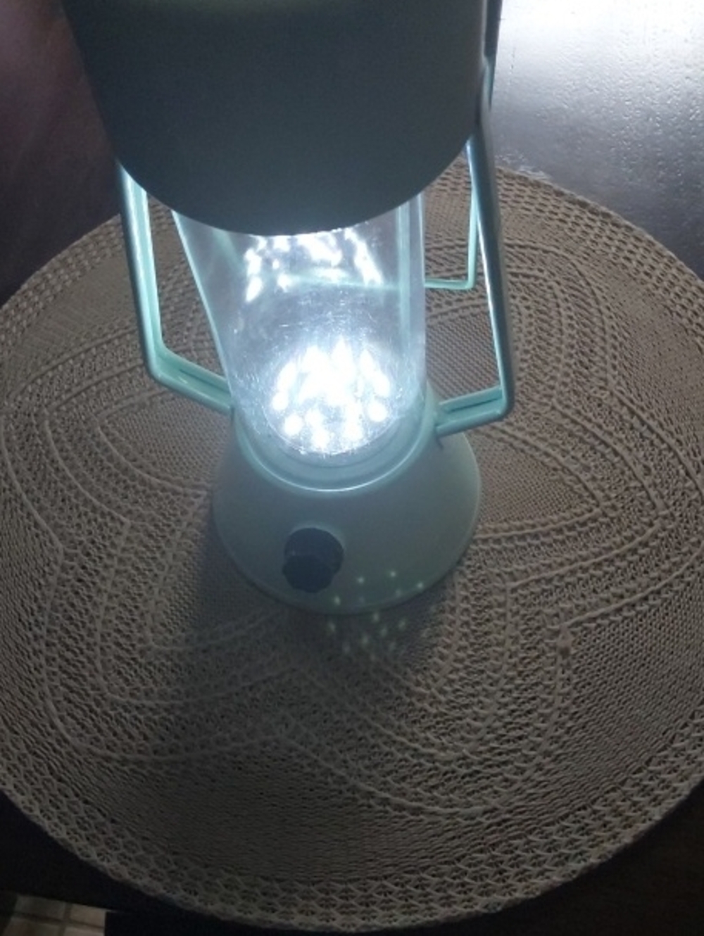 Everlasting Glow Decorative Mint Green LED Lantern